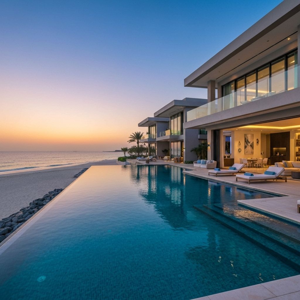 Вилла на Palm Jumeirah с пляжем